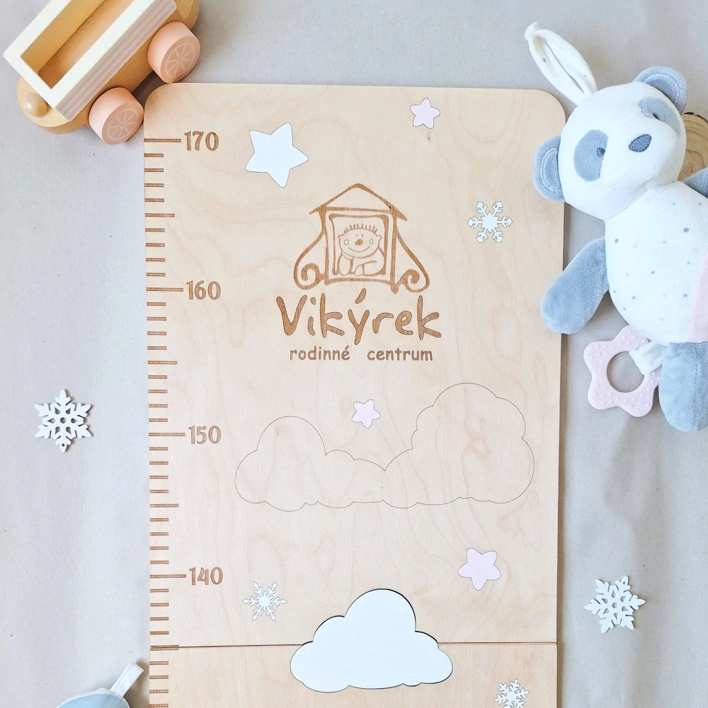 Růstový metr s VLASTNÍM MOTIVEM- zakázková výroba